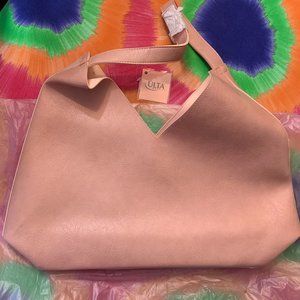 NWT Faux Leather & Suede Over Shoulder Tote Bag from Ulta Beauty